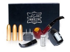 易星玫瑰木烟斗型电子烟