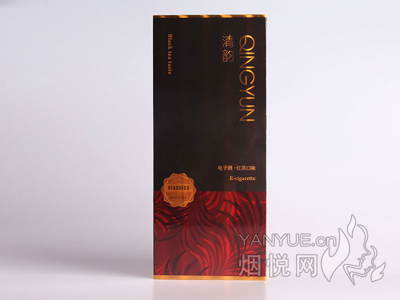 清韵便携式一次性电子烟礼盒套装（红茶味）