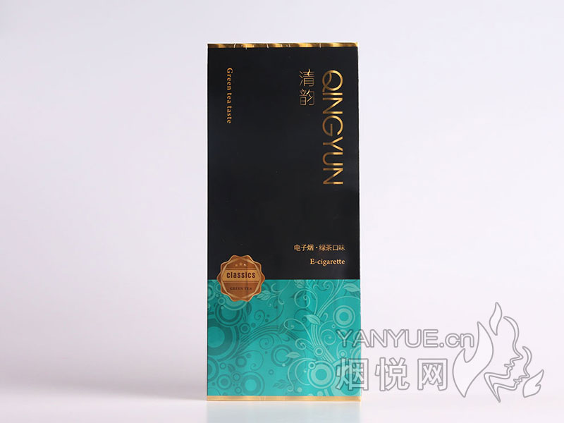 清韵便携式一次性电子烟礼盒套装（绿茶味）