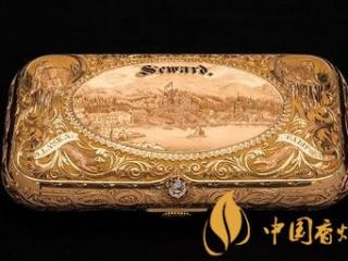 极具历史意义的14K黄金雪茄盒