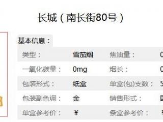 长城南长街80号雪茄多少钱 南长街80号雪茄口感分析
