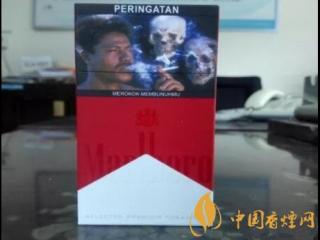 印尼完税新款硬红万宝路外包装欣赏及口感测评