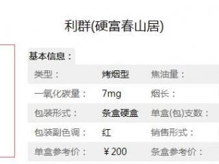 富春山居烟怎么样 利群富春山居系列香烟价格及口感评测