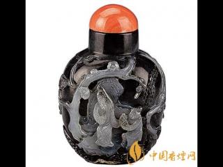 墨玉爱梅图鼻烟壶价值鉴赏 清代质地上乘的工艺品！