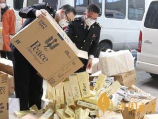 走私香烟将会判刑 海关局销毁220万比索走私烟